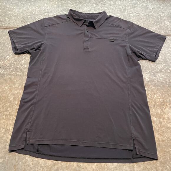 Arc’Teryx Relaxed Fit Polo Shirt Blue XL Athleisure Gorpcore Hiking Outdoor - Picture 1 of 10